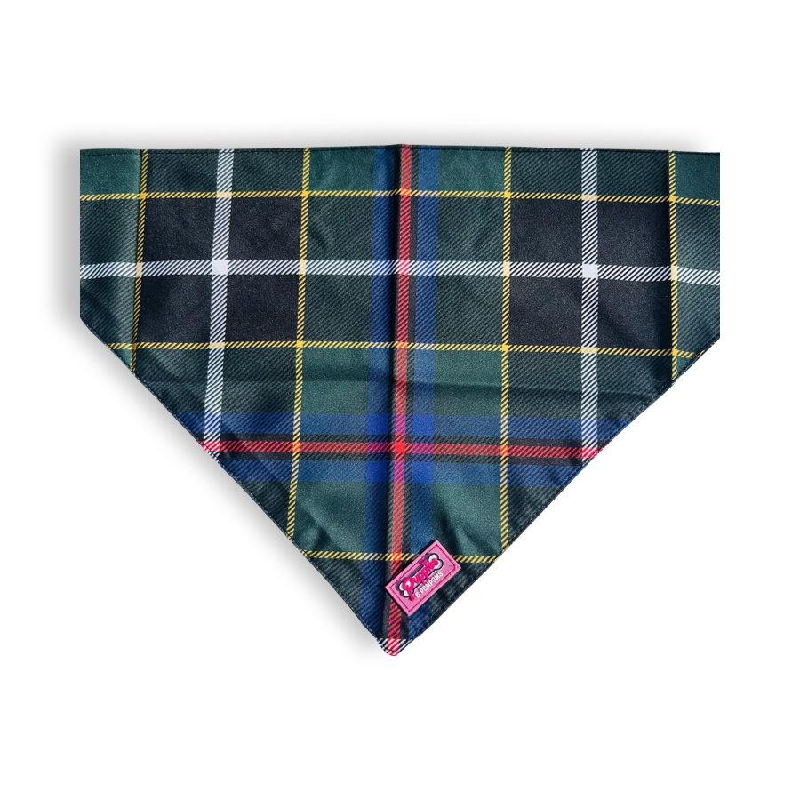 Cornish Hunting Tartan - Bandana - Tie-on